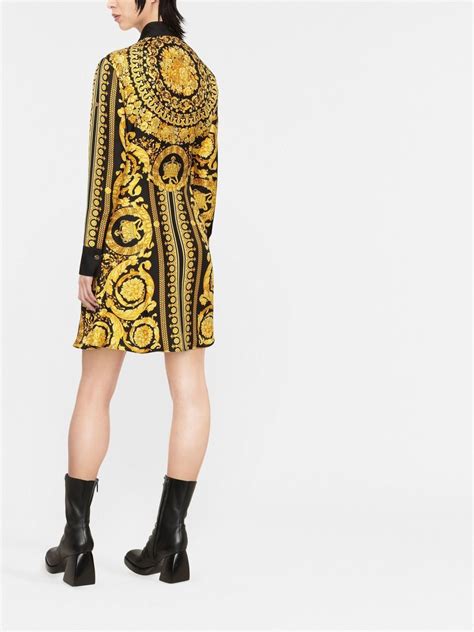 versace kleid gelb|Versace Kleid Mit Barocco.